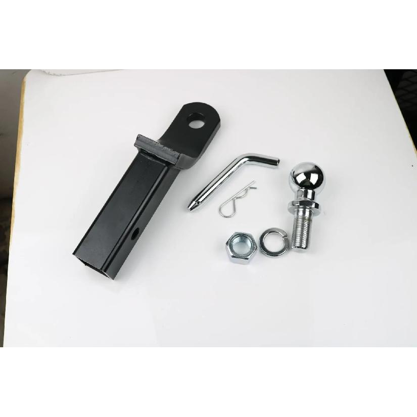2 inch spray black trailer arm with 2 inch electroplated tow ball tow hook trailer tow accessories