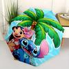 1pc Lilo Stitch Automatic Folding Umbrella: Compact 8 Bone Design Cartoon Outdoor Travel Companion, Business Umbrella, Christmas Valentine's