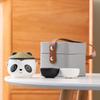 High Value Creative Cute Panda Express Cup Souvenir Travel Tea Set Business Gift Set High-end Gift