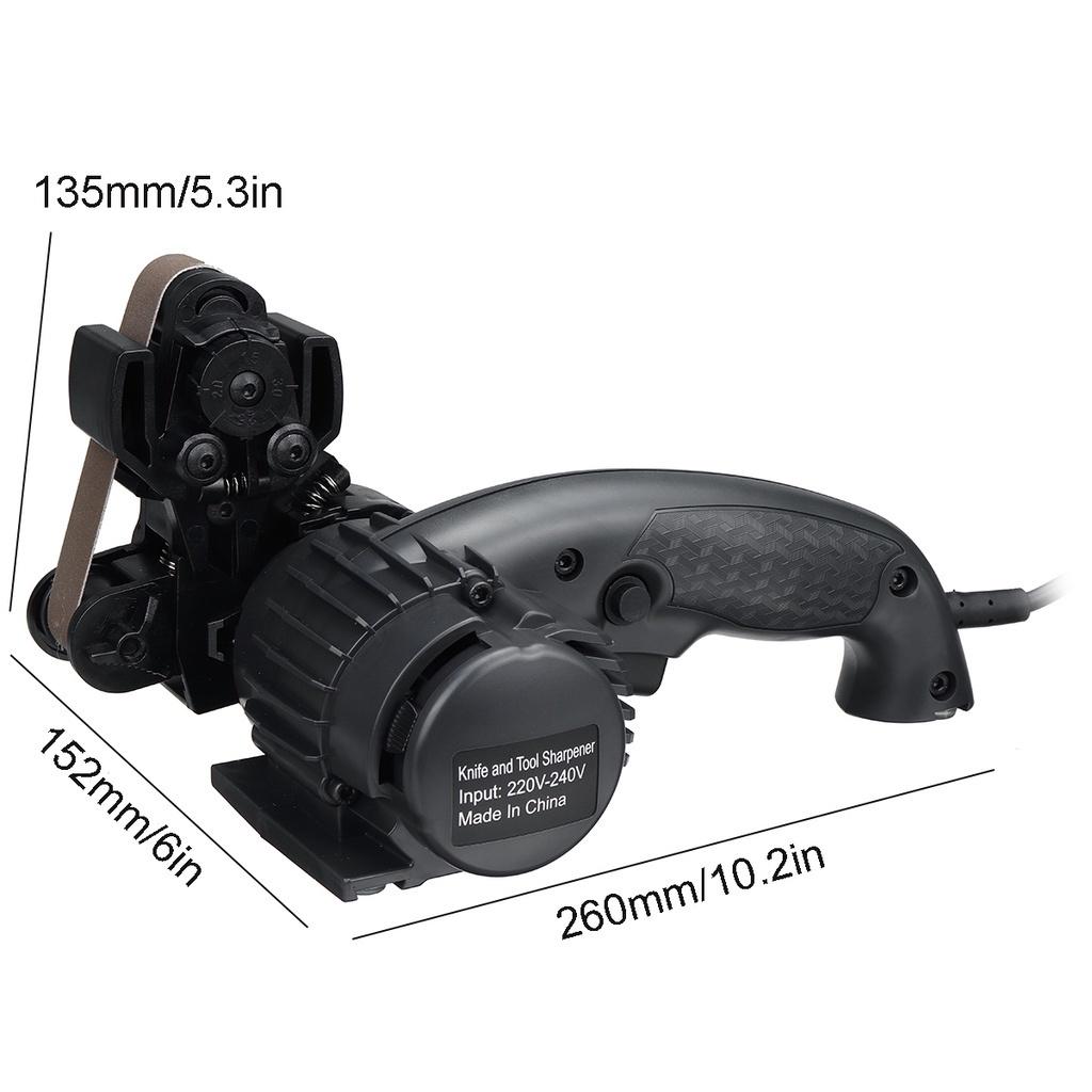 Электрическая профессиональная точилка Камень Инструмент Автоматическая шлифовка Для кухонных ножей Заточка Регулируемая точилка для ножей