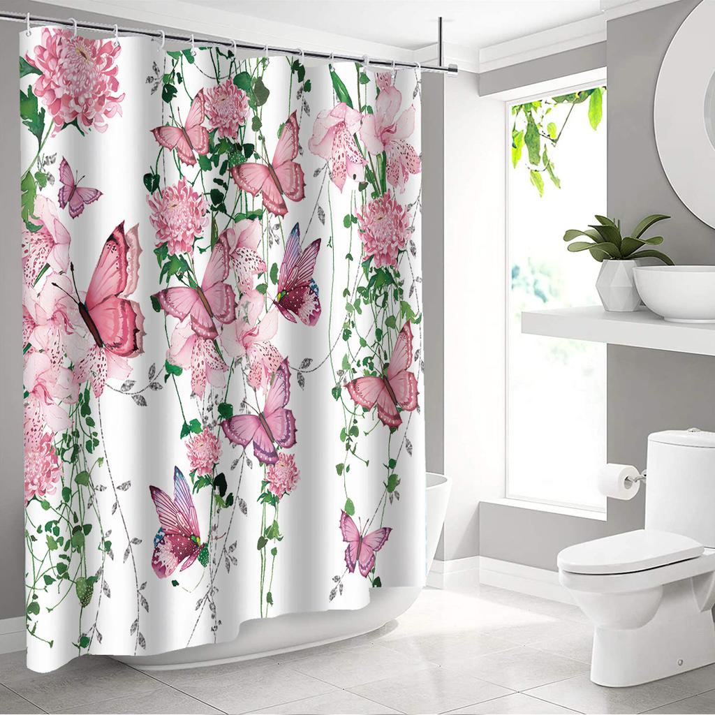 JINRUN утолщенная водонепроницаемая занавеска для ванной комнаты, устойчивая к плесени, занавеска для душа, занавеска для душевой перегородки, занавеска для душа, занавеска для ванной комнаты, бесплатная перфорация