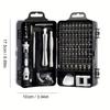 115-in-1 Upgraded Screwdriver Set Strong Magnetic High Hardness Multifunctional Demolition Tool Set with Shaped Bit