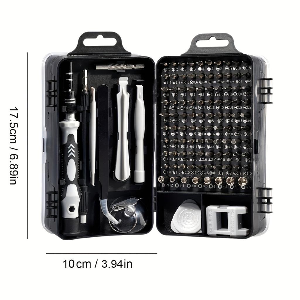 115-in-1 Upgraded Screwdriver Set Strong Magnetic High Hardness Multifunctional Demolition Tool Set with Shaped Bit