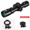 FIRE WOLF Tactical Scope 1.5-5x32 Optical Scope Green Red Glowing Hunting Scope Flip Scope Hunting