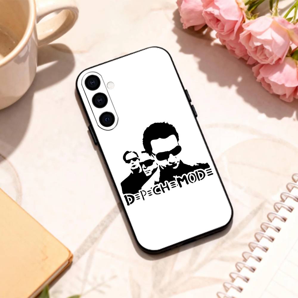 B-Band Depeches M-Modes Чехол для телефона для Samsung Galaxy A73,A72,A71,A70,A53,A52,A51,Другие Мягкий черный корпус
