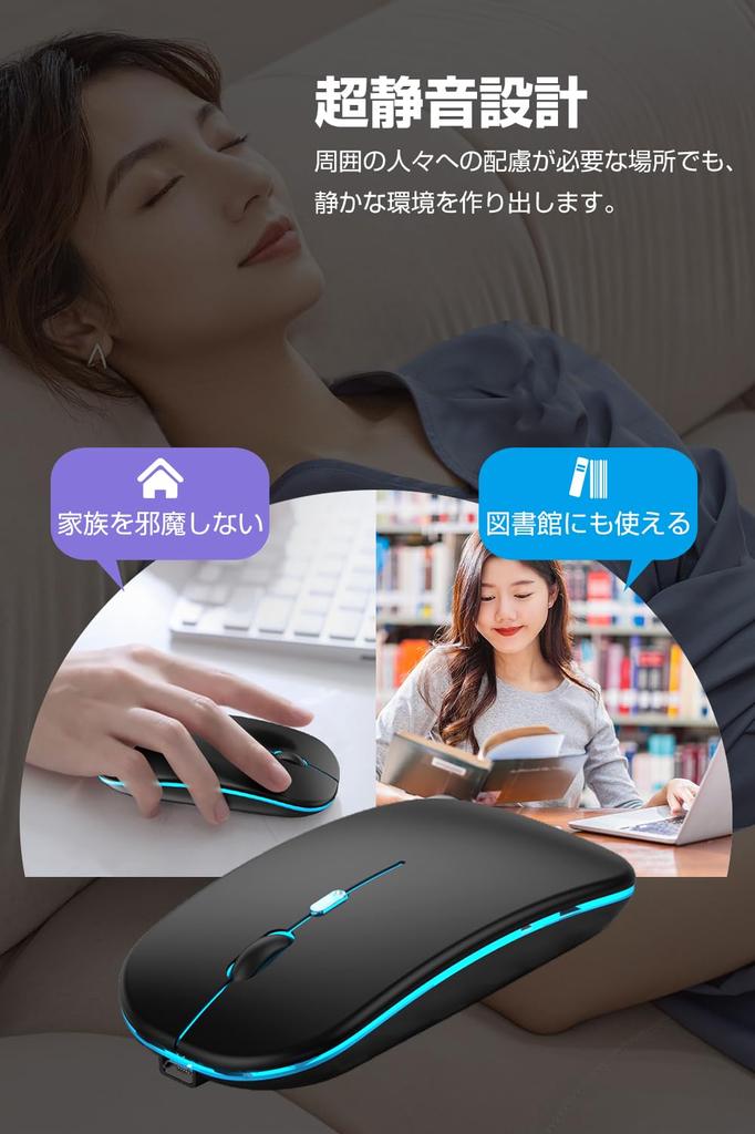 Мышь беспроводная беспроводная мышь тонкая с переключением DPI 7 цветных огней тонкая бесшумная беспроводная мышь энергосберегающая модель мышь Bluetooth маленькая 4 кнопки