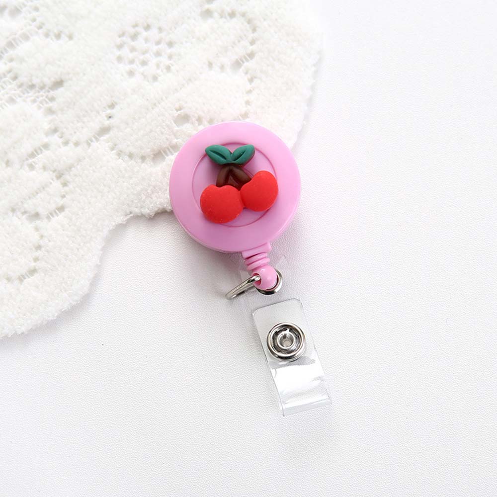 Supplies Cartoon ID Badge Holder Clip ID Name Holder Credit Card Holder Clip Retractable Badge Reel