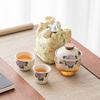 Hydrangea | Women'S Travel Tea Set, Small Set, One Pot And Two Cups, Value-Added Outdoor Camping, Portable Express Cup Gift
