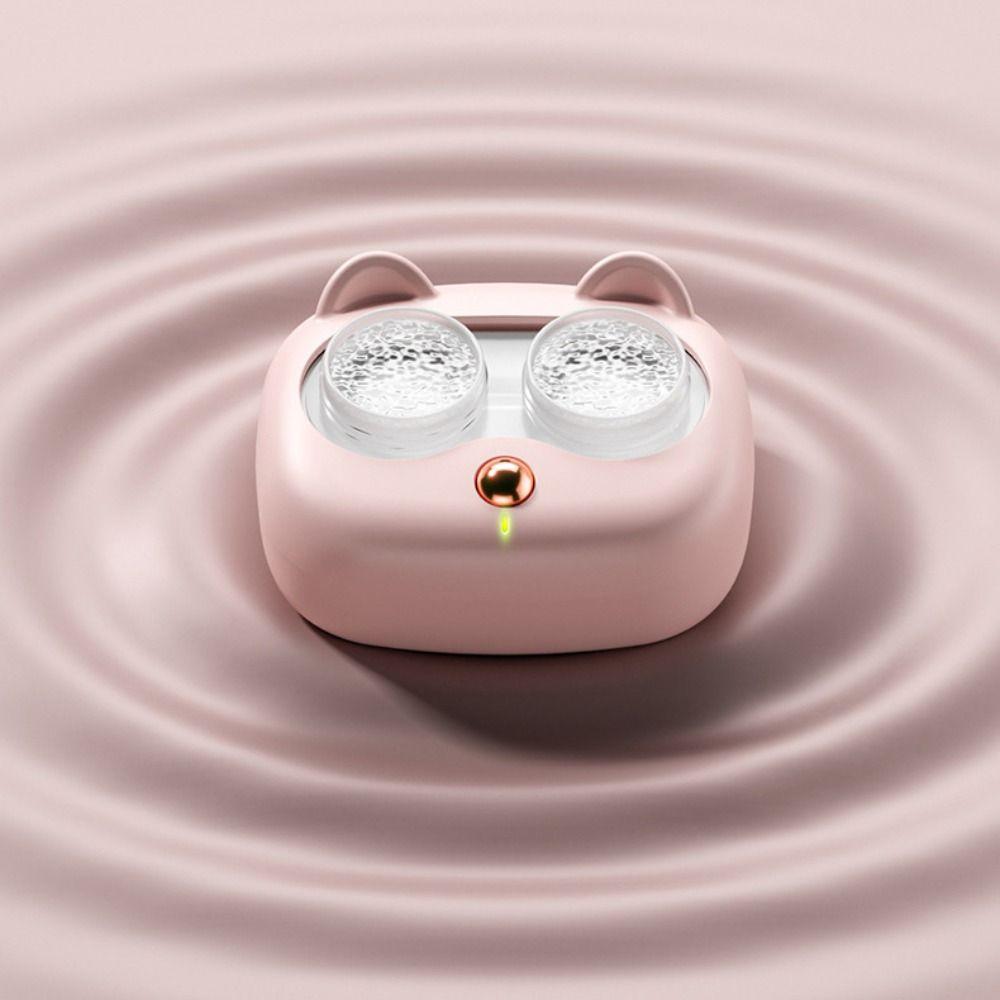 Портативный очиститель для контактных линз Ультразвуковой футляр для контактных линз Белый протеиновый очиститель