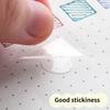 100pcs/Roll Transparent Dots Glue Removable Double Sided Adhesive Tape for Scrapbook, Journal, Photo, Memo & Household Use
