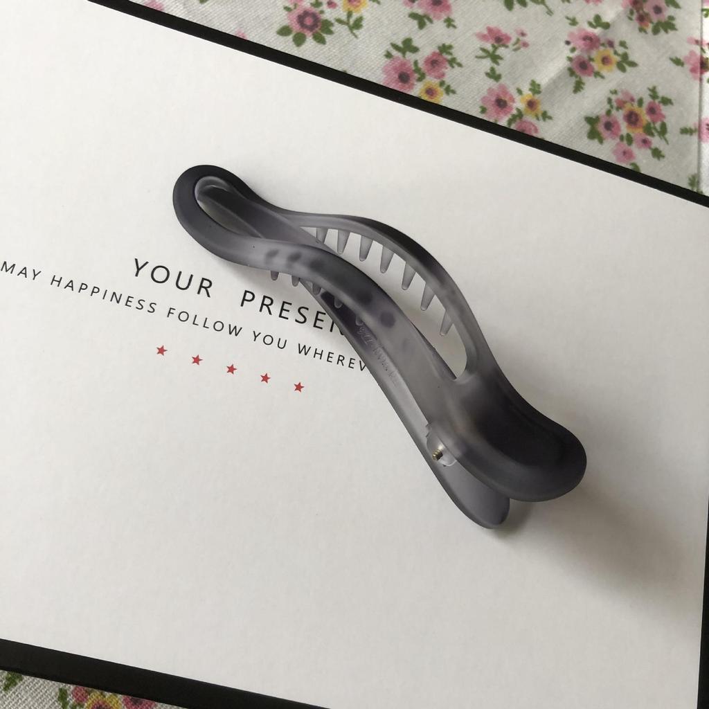 Элегантная горизонтальная заколка для волос «конский хвост» в форме утконоса — шпилька в форме акулы для надежной фиксации на затылке