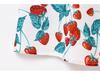 Strawberry Print Waist-Hugging French Long Dress for Women - Spring 2025 European and American Style