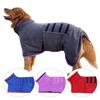Pet Dog Warm Towel Bathrobe Adjustable Pet Drying Coat Strong Water Absorption Bathing Clothes