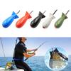 Ergonomic Rocket Shape  360 Degrees Rotating Bait Thrower Practical Large Capacity Lure Thrower Fishing Supplies