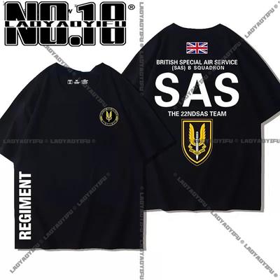 Футболка унисекс Military SAS Sniper Shirt Армейская футболка унисекс для специальных военных операций с коротким рукавом Повседневная летняя футболка унисекс