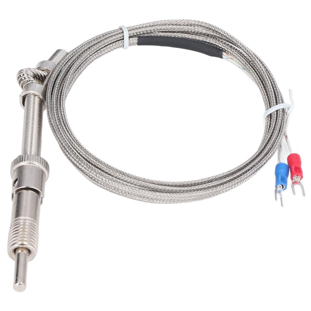 Compression Spring K Type Thermocouple Shielded Wire Temp Measuring Probe Temperature Measuring