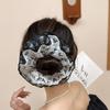 Double Layer Women Hair Scrunchies Embroideried Oversized Hair Ropes Fashion Lace Scrunchies  Girls