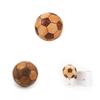 Teak Wood Soccer Decor With Traditional Joinery For Childrens Room And Gift