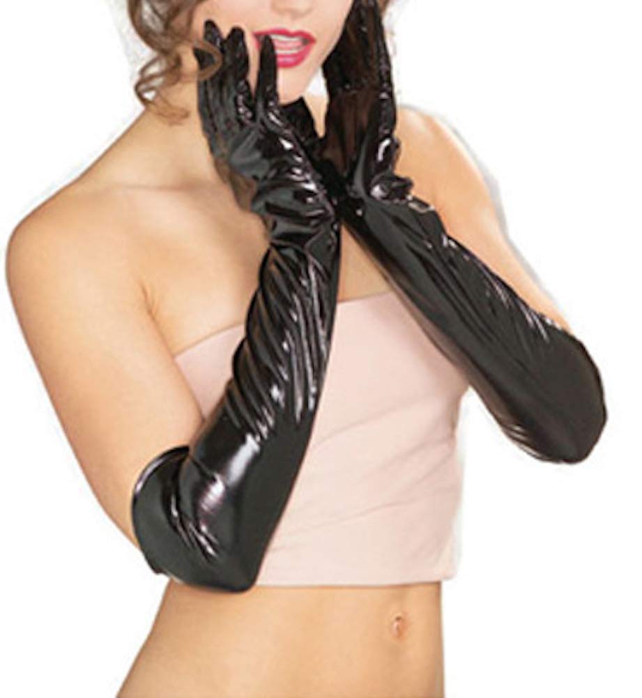 Комплект из перчатки и гольф до колена из искусственной кожи Pure Bon, один размер подходит всем, TOKYO GOODS MARKET (черный)