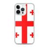 Coque iPhone - Géorgie - iPhone 14 Pro Max - Souple - Multicolore - Design Drapeau