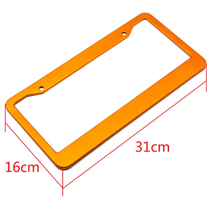 1 шт. универсальный американский автомобильный алюминиевый номерной знак рамка крышка автомобильный аксессуар