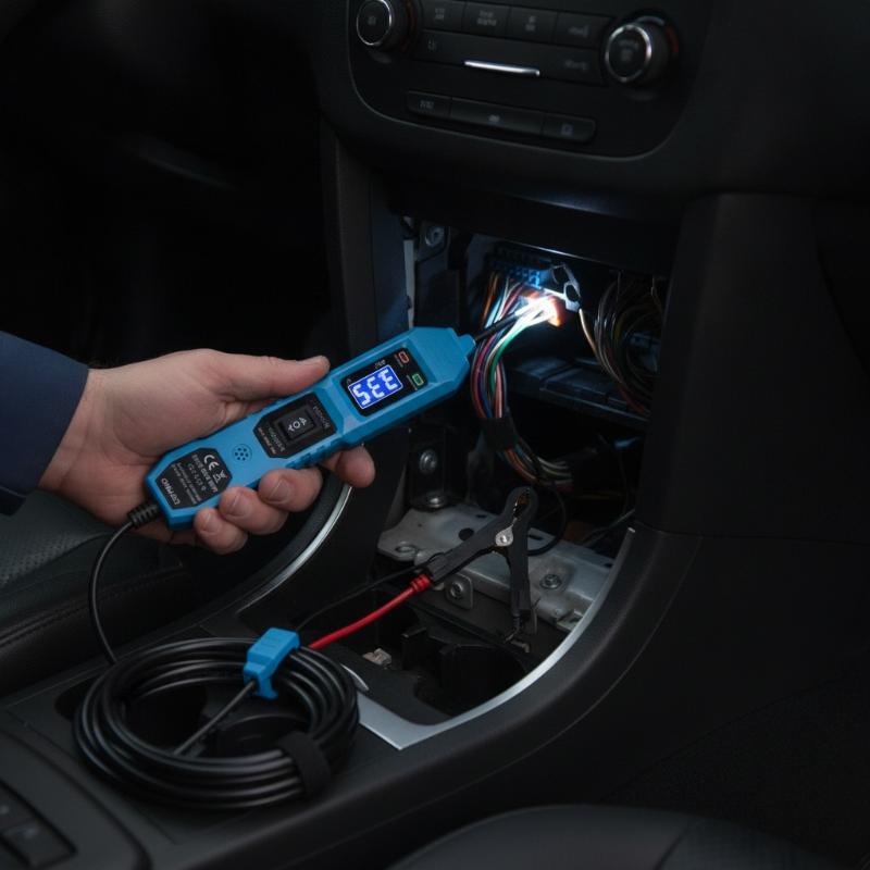Car Circuit Tester Probe Digital Voltage Test Pen Short Circuit Finder Open Circuit Detector For Automotive Repair Checking