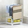 No-Drill Wall-Mounted Towel and Sponge Drying Rack with Multi-Functional Kitchen Storage
