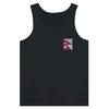 Débardeur - Drapeau du Népal - Noir - 100% хлопок - Coupe ajustée - Mixte