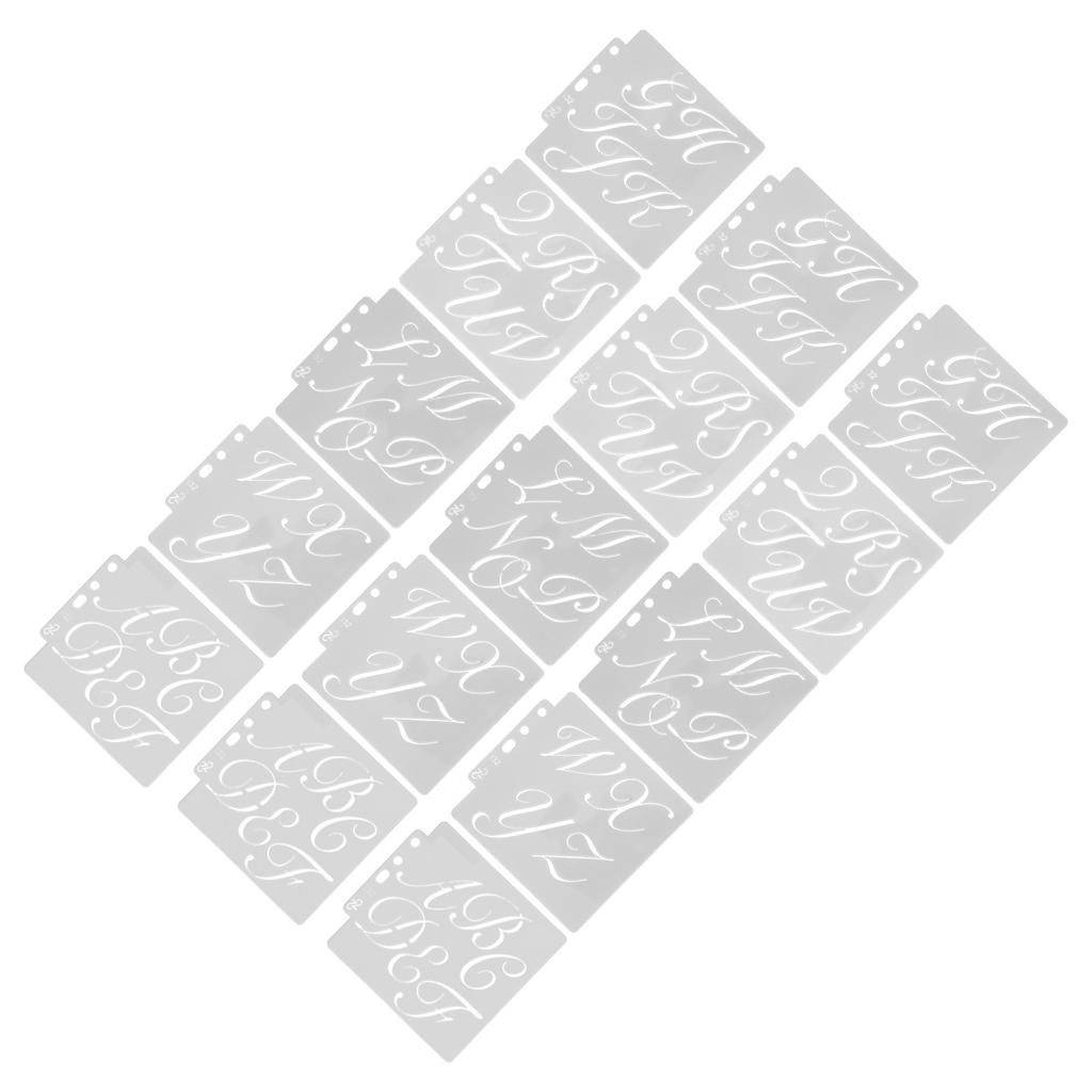 15 шт. Шаблон письма, полая многоразовая форма для рисования из ПЭТ, интересные принадлежности для изготовления открыток для искусства