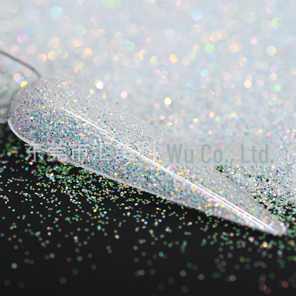 Пудра для ногтей Cross-Border Fine Flash Diamond Sea Salt, 50 г - фантазийный глиттер с эффектом зыбучих песков.