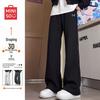 Мужские свободные прямые брюки в стиле business casual