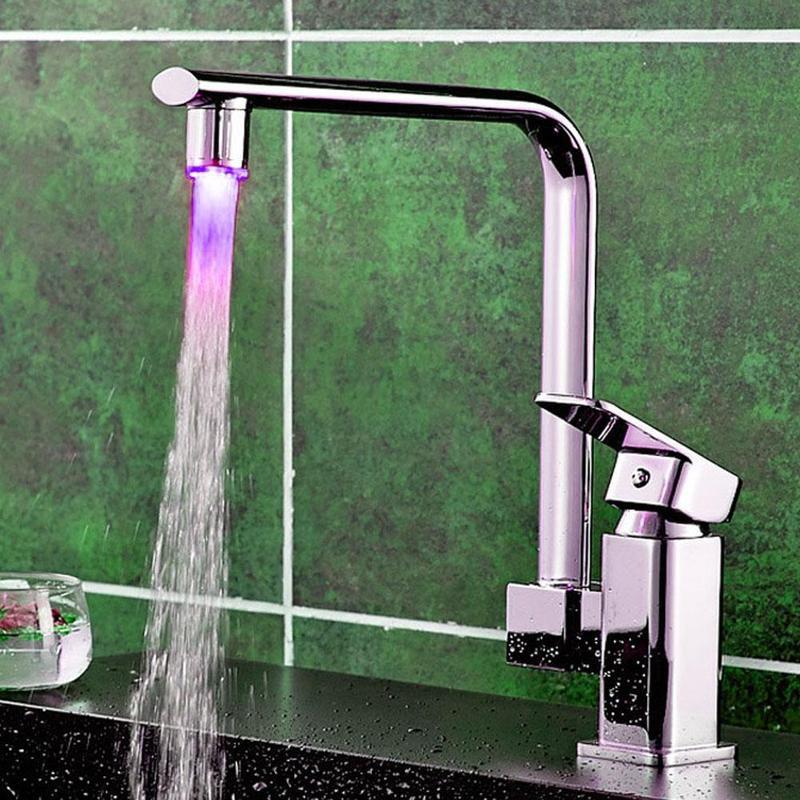 Glow Fantastic Water Tap RGB Temperature Control Led Light Sensor Light
