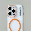 Прозрачный матовый чехол для беспроводной зарядки MagSafe для iPhone 16 15 14 13 12 11 Pro Max Ультратонкий матовый жесткий чехол для ПК