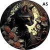 Кошка A3 A4 A5 Деревянная головоломка Для взрослых Дети Игрушки Дерево DIY Поделки Круглая форма Праздничный подарок Строительные блоки Декор для дома