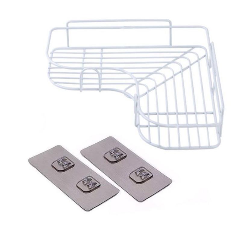 Полка для ванной Органайзер для душа Треугольная Стойка для хранения косметики Кухня Туалет KTY