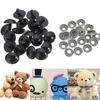 Creative Handmade Safety Eyes Creativ 5-24mm Bear/dolls/toy Animal Gifts 10pcs Black Plastic DIY Dolls Accessories