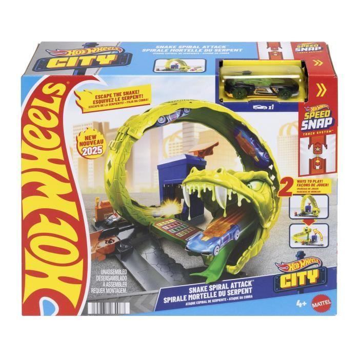 Hot Wheels - Coffret Looping Serpent Avec Voiture En Métal Moulé - Hot Wheels - JBM63