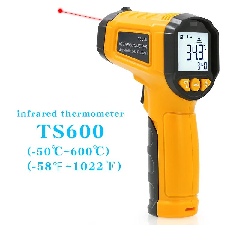 TS380 Infrared Non-Contact Thermometer Handheld Industrial High-Precision Electronic Temperature Gauge TS600