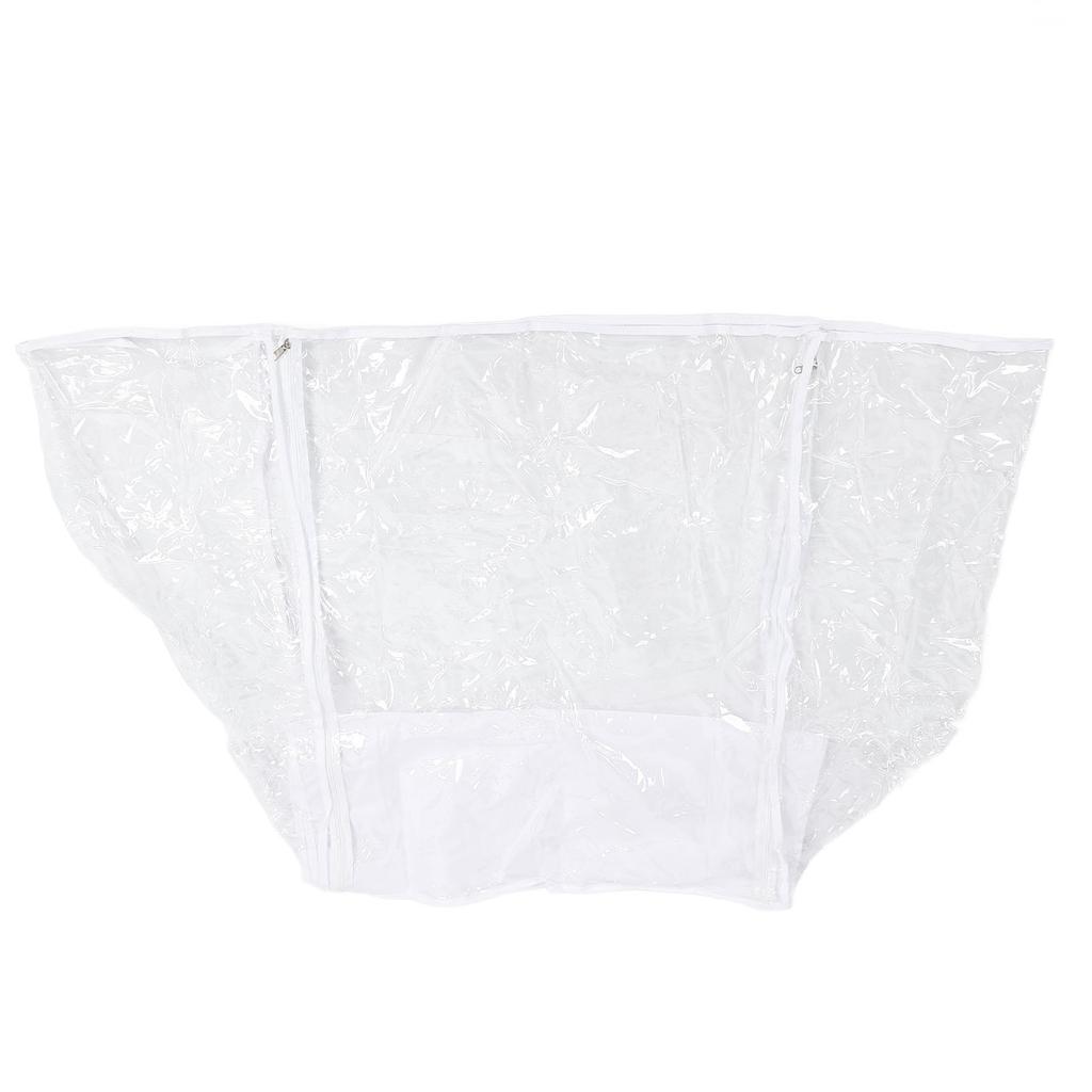 Sheet Pan Rack Cover Transparent Foldable PVC Foodservice Bread Rack Cover for Home Kitchen