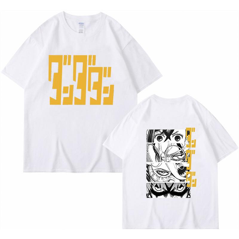 Dandadan Okarun хлопковая футболка унисекс женская дышащая классическая университетская футболка 2000-х годов корейская одежда эстетика хип-хоп