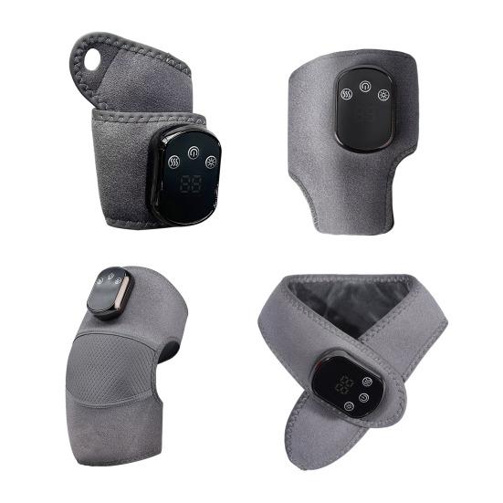 Electric Heated Wrist Massager with 3 Modes & 5 Heat Settings USB Rechargeable Hand Therapy Wrap Portable Soothing Wrist Massage Tool