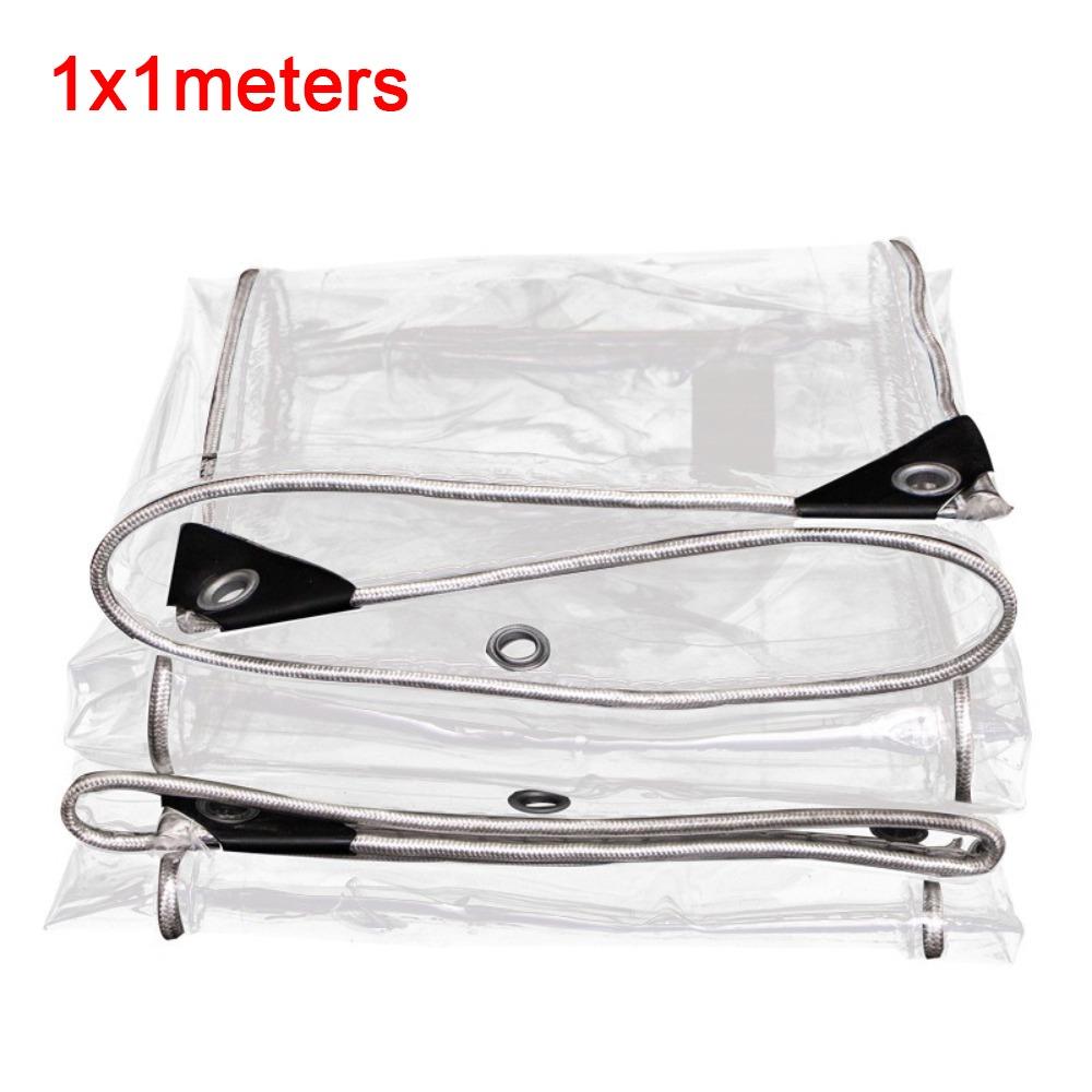 Прозрачный ПВХ Прозрачный Дождевик Утолщенный Материал Дождестойкая Ткань Навес для Перголы