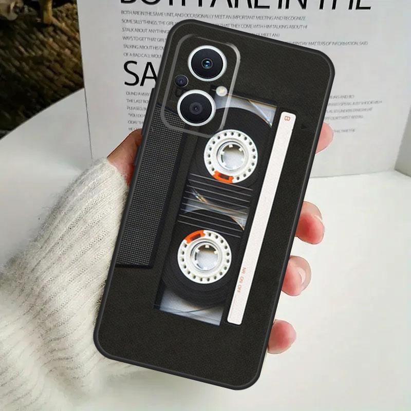 Cassette Mix Tape Case For OPPO Reno 8T 4Z 5Z 8 10 11 Pro 4 5 6 7 Lite OPPO Find X6 Pro X3 X2 X5 Lite Cover