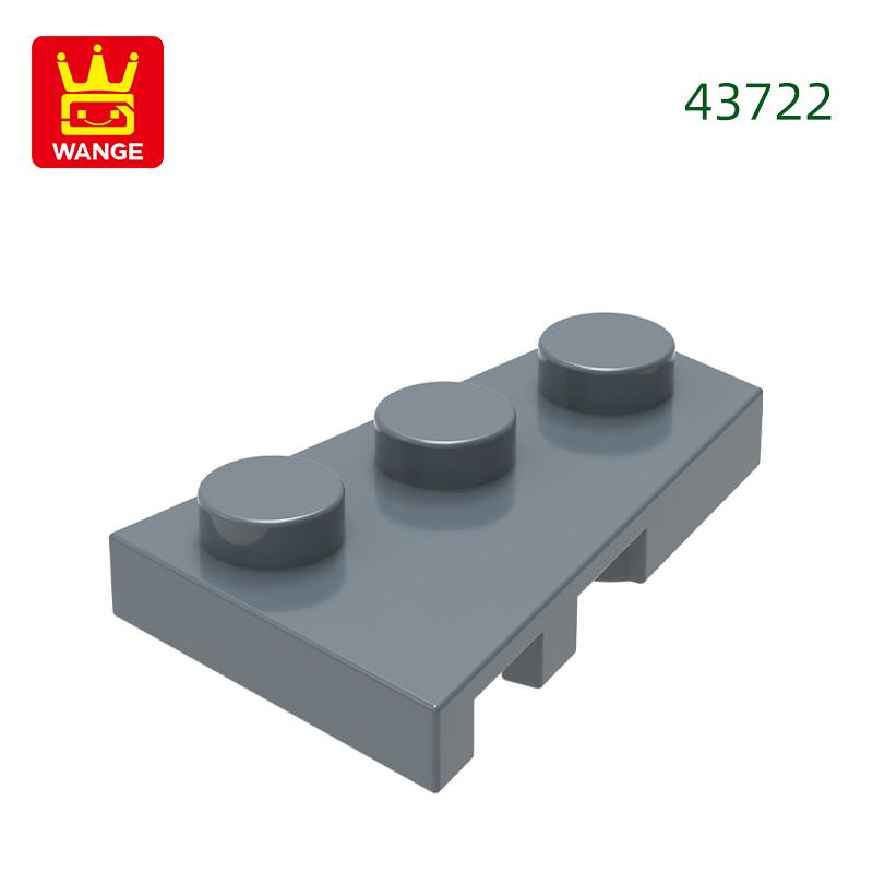 158 шт./лот 43723 2x3 Правый клин-пластина Строительные кубики Аксессуары MOC Совместимо с Фигурирующими кубиками Детские игрушки Идея для подарка Коробка