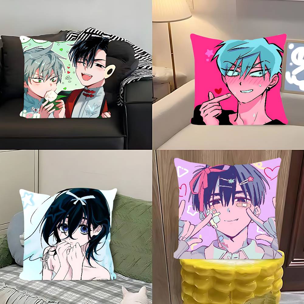 A-Чужой Аниме S-Сцена Наволочка Съемная Моющаяся Наволочка – Всесезонный Мягкий Лен