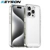 KEYSION Transparent Case for iPhone 16 Pro Max Soft TPU Silicone Clear Shockproof Phone Back Cover for iPhone 16 16 Plus
