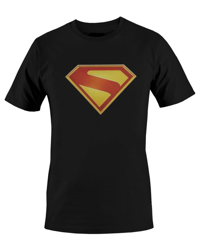 Supermans Logo Graphic Print Mens T-Shirt