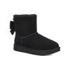 UGG Comfortable Mini Bailey Bow Snow Boots Women Boots Black 1138172-BLK