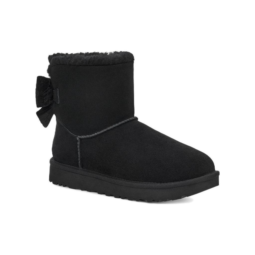 UGG Comfortable Mini Bailey Bow Snow Boots Women Boots Black 1138172-BLK