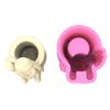 Rabbit and Girl Silicone Mold for DIY Flower Pots Reusable Pen Holder Epoxy Casting Molds Home Ornament Resin Molds